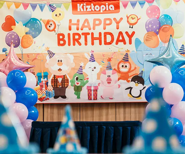 Birthday party banner