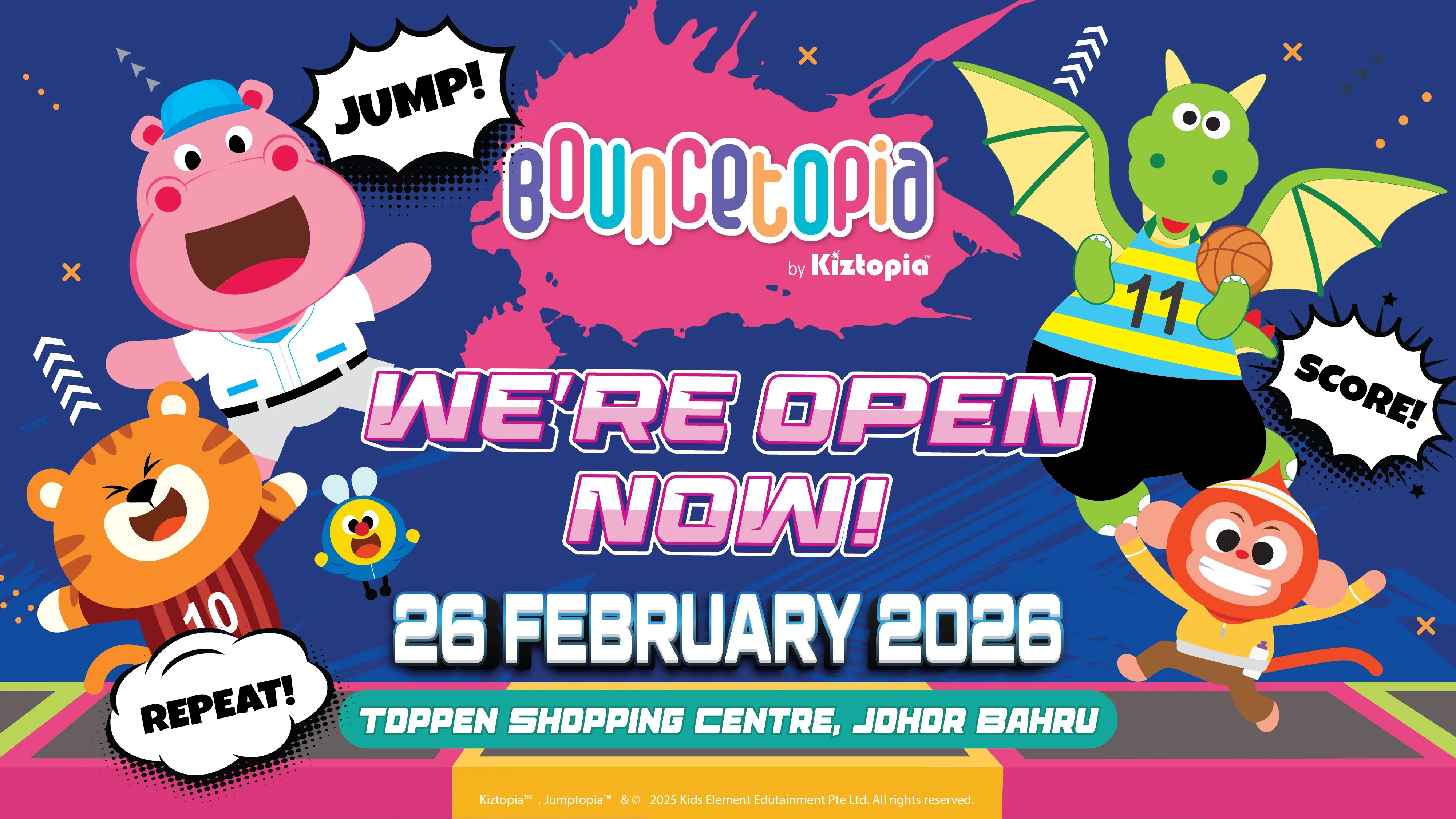 MY_Bouncetopia Toppen_We're Open_TV