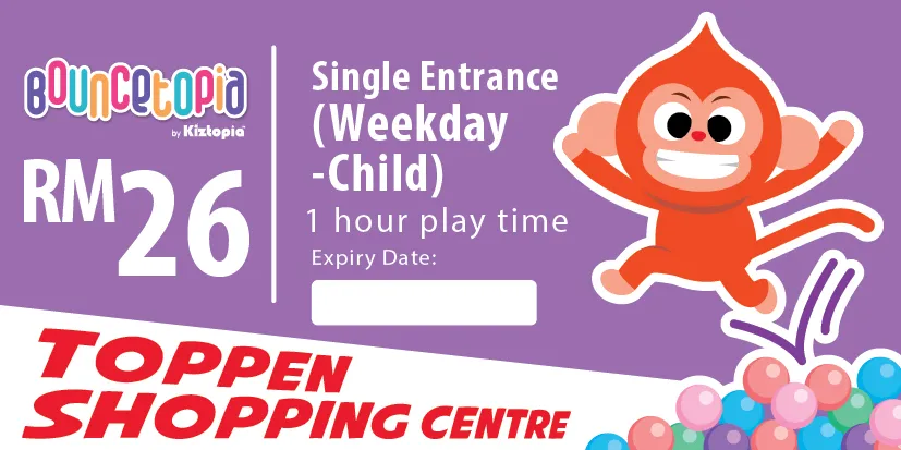 Single Admission (Weekday) - 1 Hour Ticket