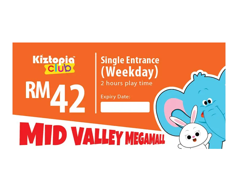 Single Admission (Weekday) - 2 hours Ticket