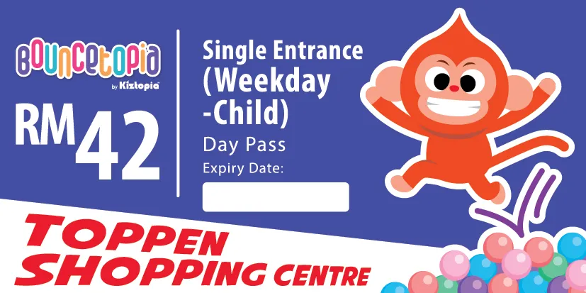 Single Admission (Weekday) - Day Pass Ticket