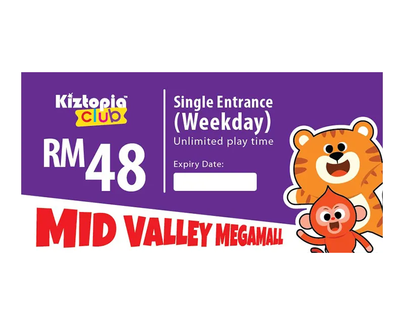 Single Admission (Weekday) - Unlimited Ticket